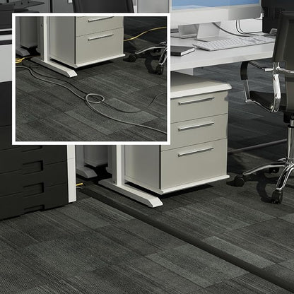 D-Line 6ft Floor Cord Cover, Cable Protector, Hide Extension Cords, Protect - Image 4