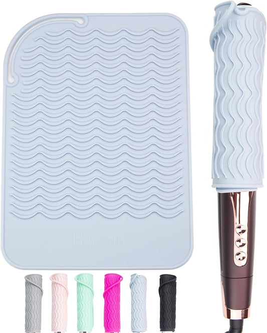 Heysam Flat Iron Case Travel Essentials Hair Straightener and Hair Curler 2-in-1 by SaloGradeHairStylingTools