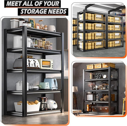 REIBII Garage Shelving Heavy Duty 2500LBS Storage Shelves 40" W Garage Shelves - Image 7