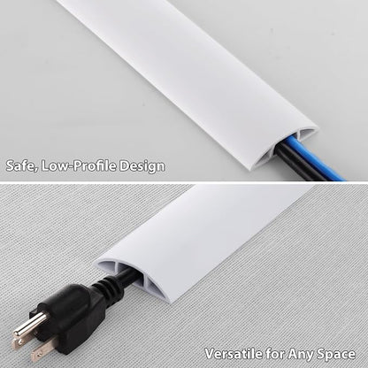 ZhiYo 3.6ft Cord Covers for Wires on Floor, Cord Hider Floor Hide Extension - Image 3