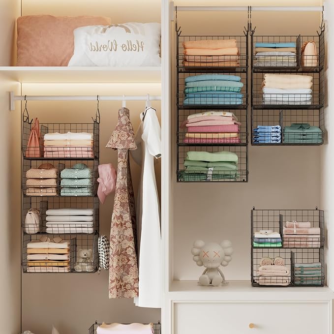 4 Tier Hanging Closet Organizer - Image 6