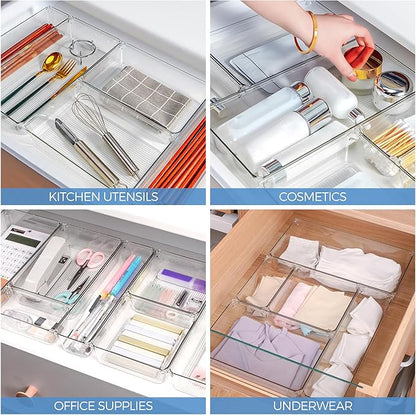 Ravinte 6 Pack Drawer Organizer - Image 7