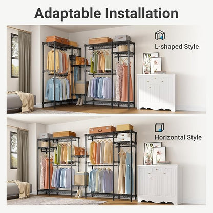 VIPEK V2 Heavy Duty Clothes Rack, Portable Metal Clothing Racks - Image 5