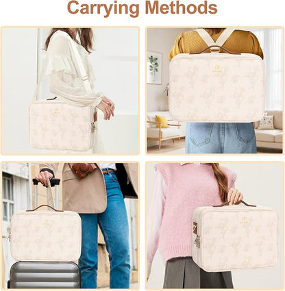 Relavel Large Makeup Case, Professional Makeup Artists Bag - Image 5