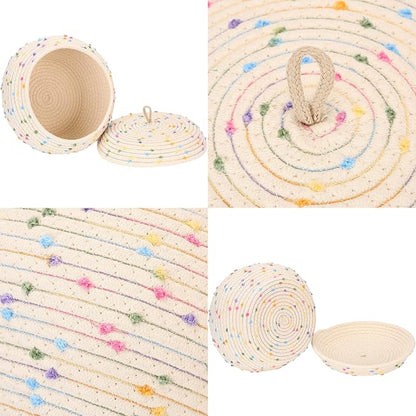 Sea Team Round Cotton Rope Storage Basket - Image 5
