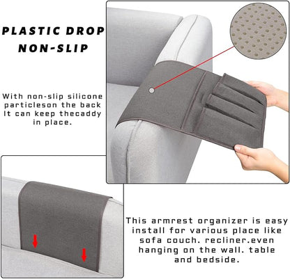 NB Sofa Armrest Organize remote holder bedside caddy organizer - Image 5