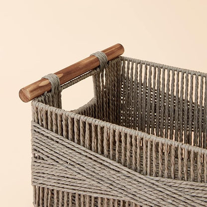 LA JOLIE MUSE Wicker Storage Baskets - Image 4