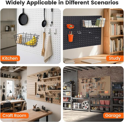 Pegboard Organizer Accessories Kit 264 PCS, Peg Board Hooks Assortment - Image 9