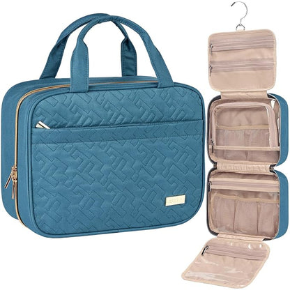 NISHEL Travel Toiletry Bag for women, Portable Hanging Organizer for by NISHEL