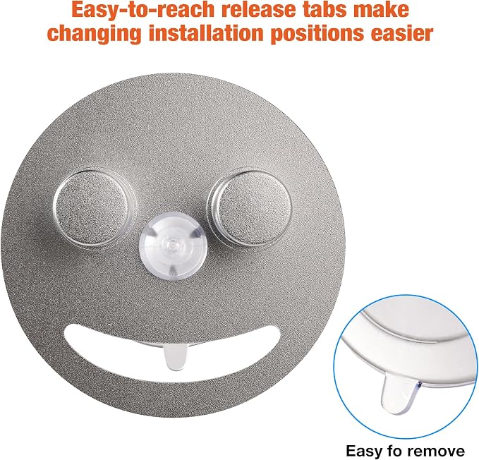 Smiley face sponge holder, kitchen Sink Caddy Organizer - Image 3