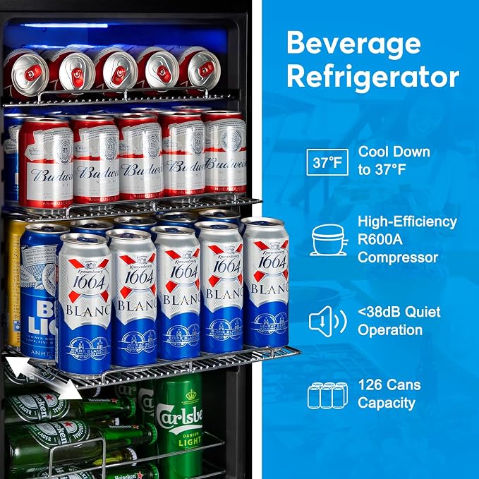Beverage Refrigerator 17 inch Wide - Image 8