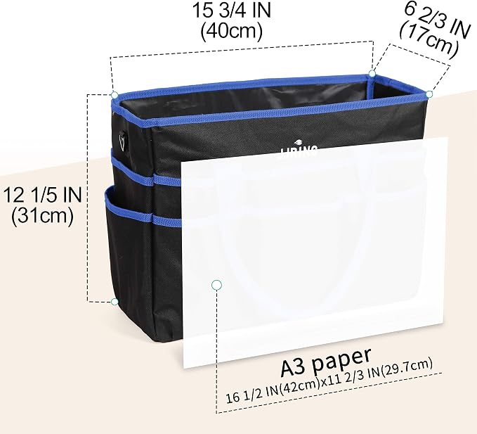 Large Multi-Functional Carrying Bag, 600D Nylon Artist Tote Bag - Image 2