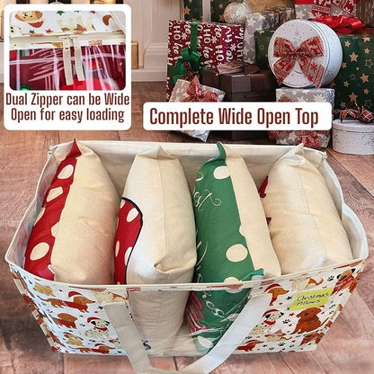 VENO 4 Pack Moving Bags, Large Christmas Storage Bins - Image 2
