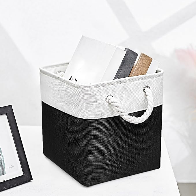 Fabric Storage Cubes, 11 inch cube storage bin - Image 5