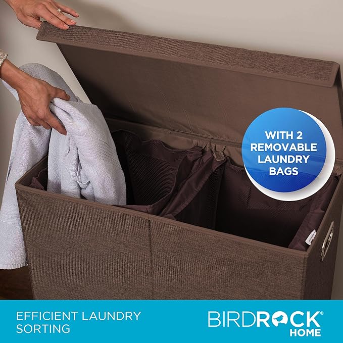 BIRDROCK HOME Laundry Hamper - Image 5