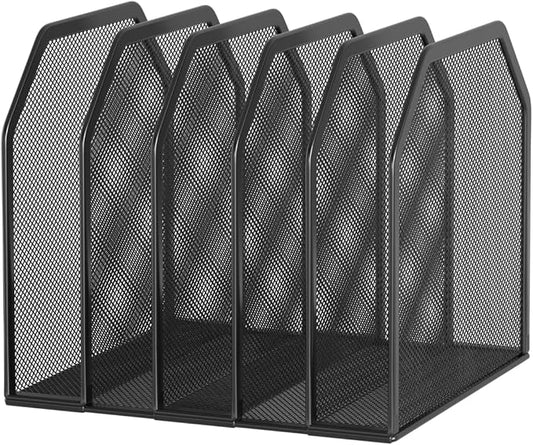Metal 5-Section File Folder Organizer by Unknown