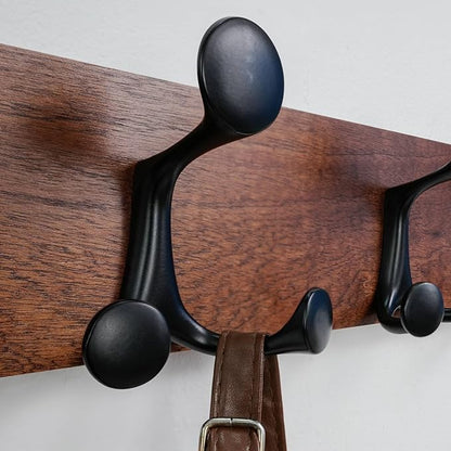 SKOLOO 36-Inch Wood Coat Rack Wall Mount - Image 5