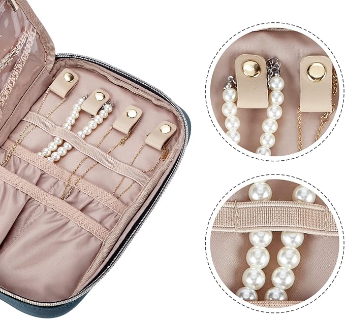 NISHEL Travel Jewelry Case, Holiday Organizer - Image 4