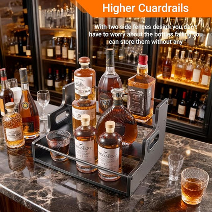 3-Tier Liquor Bottle Display Shelf, Coffee Syrup Rack Organizer, Water Bottle - Image 9