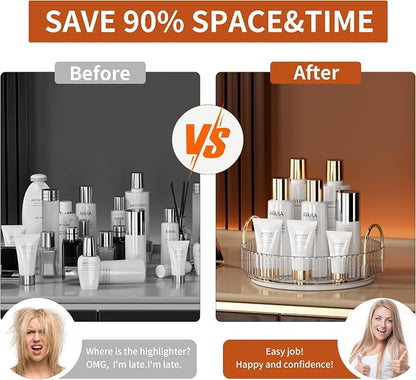 YCIA&DONE 360 Rotating Makeup Organizer and Storage - Image 3