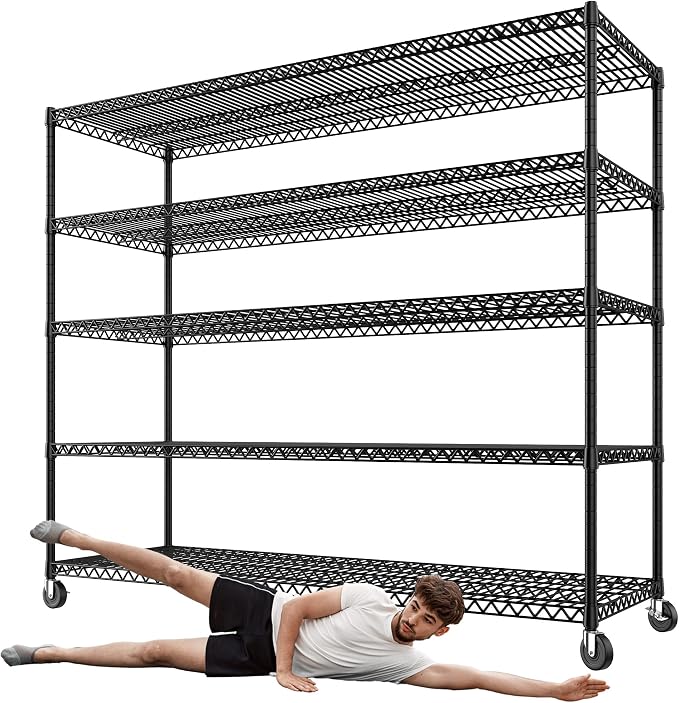 3200LBS Storage Shelves Wire Shelving by REIBII
