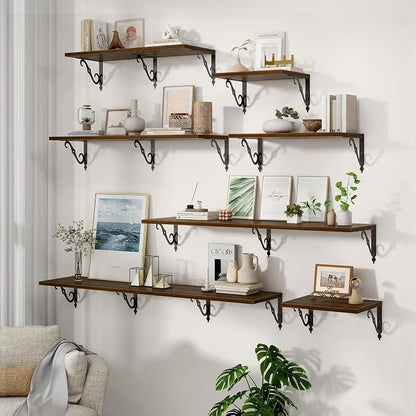 Deep Floating Shelves for Wall, 12 Inch Deep Floating Shelf - Image 6