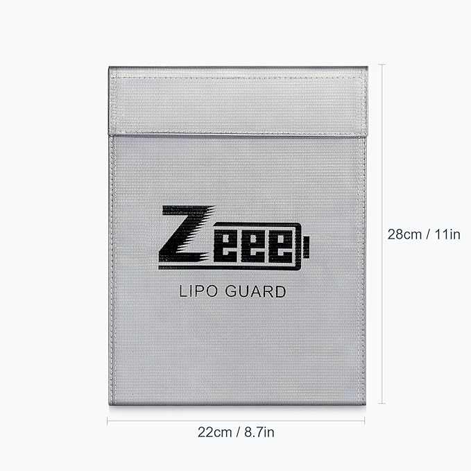 Zeee Fireproof Lipo Battery Bag Explosion-Proof Charging & Storage Organizer to - Image 2