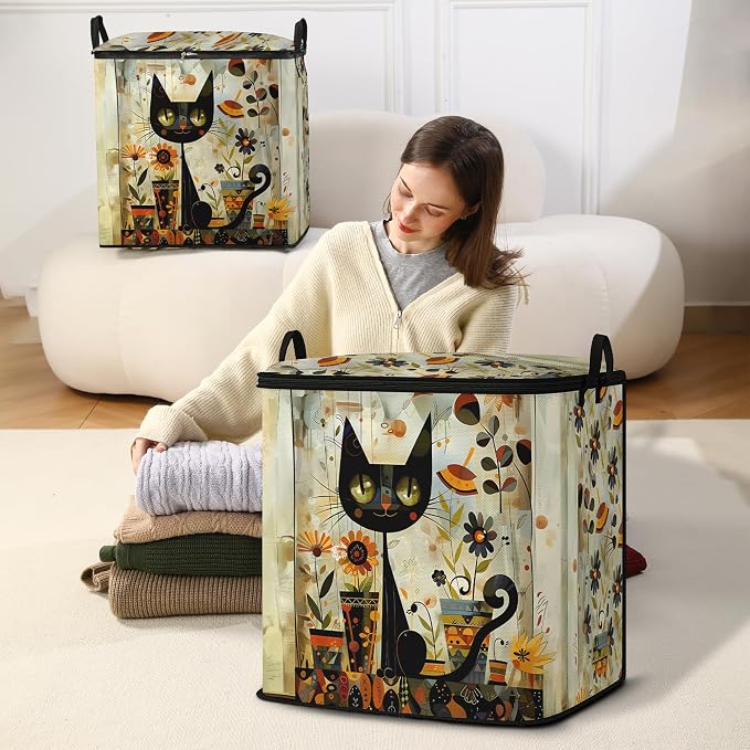 king comforter storage bag, pillow quilt organizer - Image 5