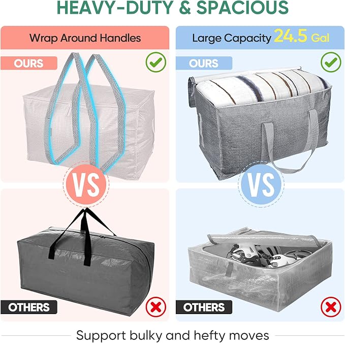 BALEINE 2-Pack Oversized Moving Bags - Image 4