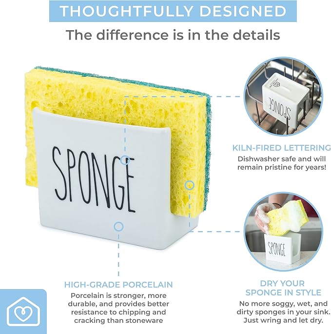 Heartland Home Porcelain Sponge Holder - Image 3
