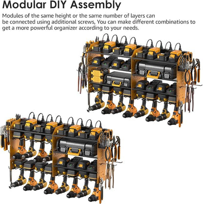 CCCEI Modular Pegboard Rack Power Tool Organizer - Image 7