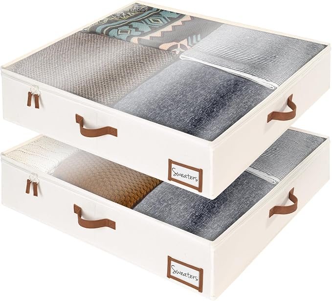 StorageWorks Underbed Storage Box, Under Bed Clothes Organizer - Image 9