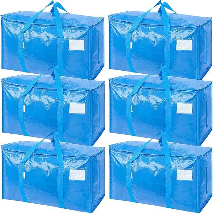 TICONN 6 Pack Extra Large Moving Bags by TICONN