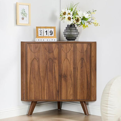 Small Corner Cabinet, Corner Floor Cabinet - Image 7