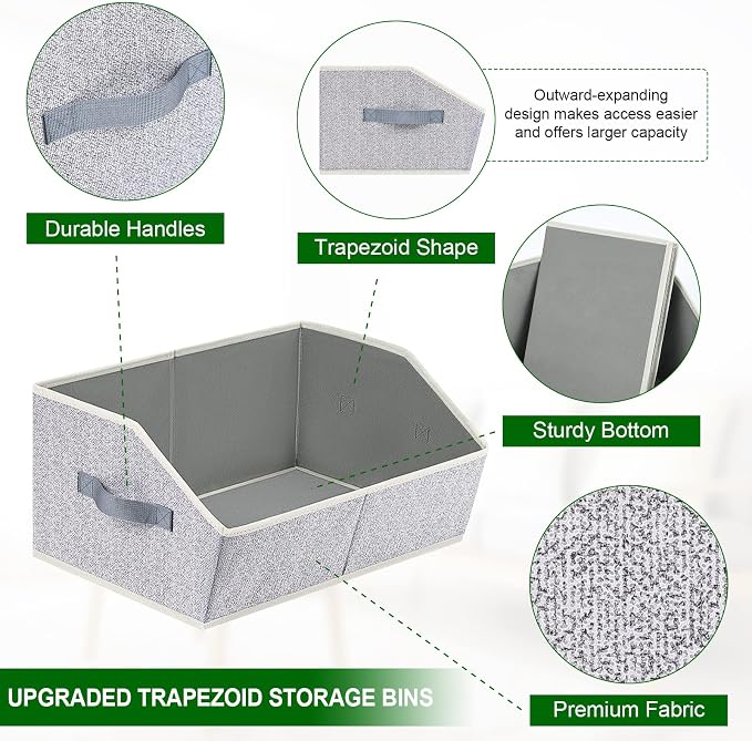 Closet Organizers Bins 6 Packs - Image 6