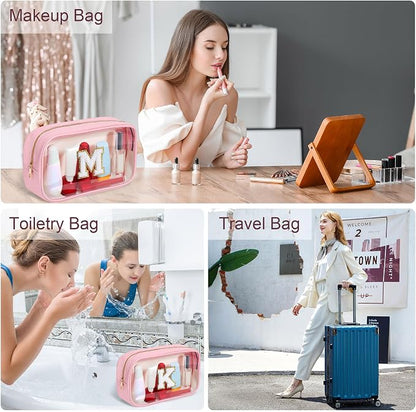 YOOLIFE Birthday Gifts | Initial Travel Makeup Bag Pouch - Image 4