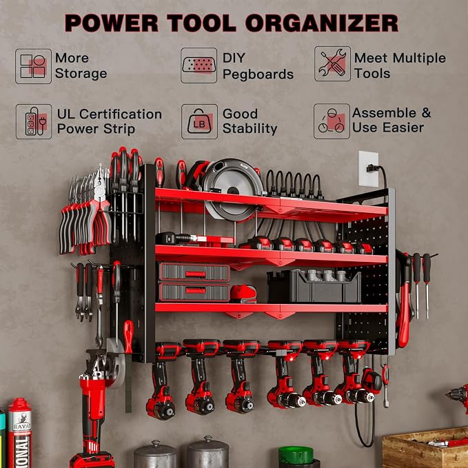 Power Tool Organizer Wall Mount - Image 4