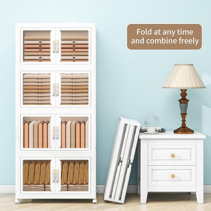 Large Clear Stackable Storage Bins - Image 7