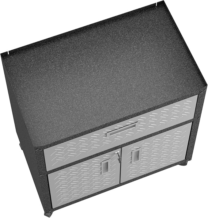 Manhattan Comfort Fortress Collection Modern Designed Mobile Storage Garage - Image 7