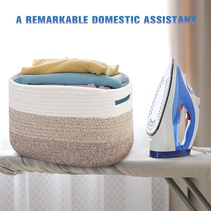 4 Pack Woven Storage Baskets for Organizing - Image 4