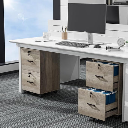 VINGLI 2 Drawer File Cabinet - Image 2