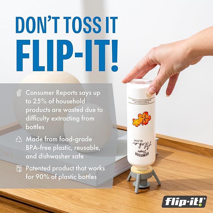Flip-It! 2-Pack Premium Bottle Emptying Kit – No more wasted product - Image 2