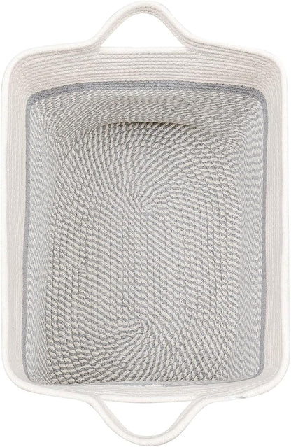 Storage Baskets for Clothes Fabric Cotton Rope Storage Basket - Image 7