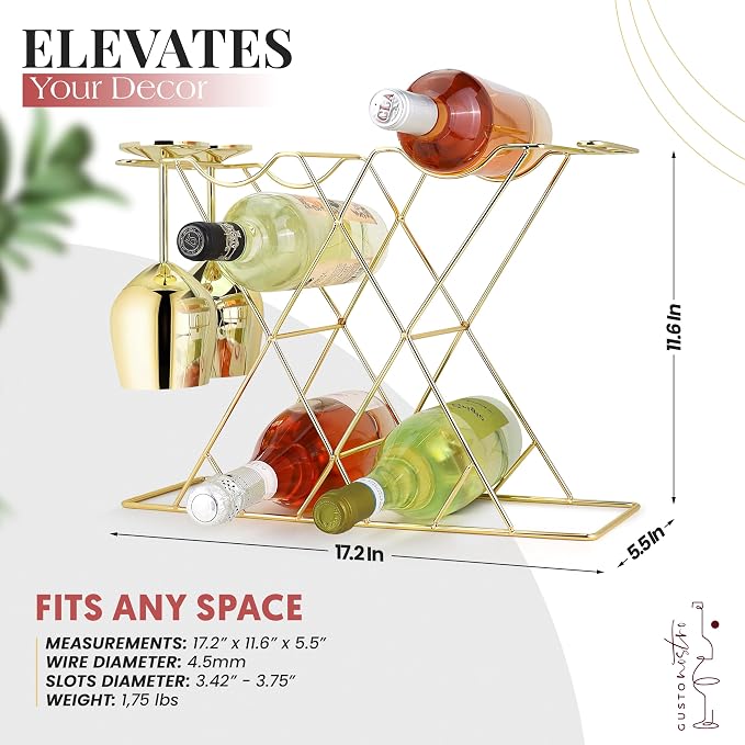 Gusto Nostro Countertop Wine Rack - Image 3