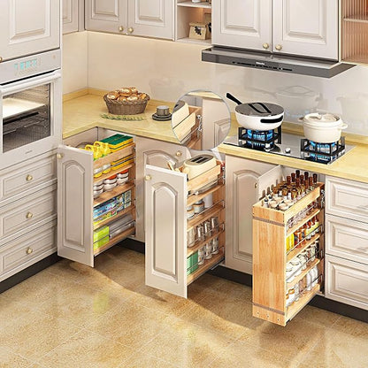 DINDON Pull Out Spice Rack Cabinet Organizer - Image 2
