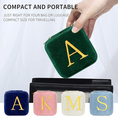 Parima Plush Velvet Travel Jewelry Case Jewelry Box - Image 5