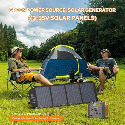 Portable Power Station EnginStar 300W Solar Generator 110V 296Wh Power Bank Two - Image 8