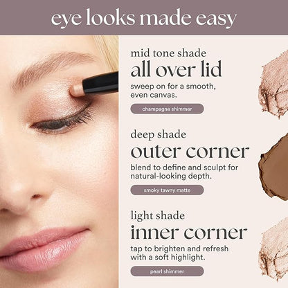 Julep Eyeshadow 101 Cream-to-Powder Waterproof Shadow Stick – Smoky Grey - Image 5