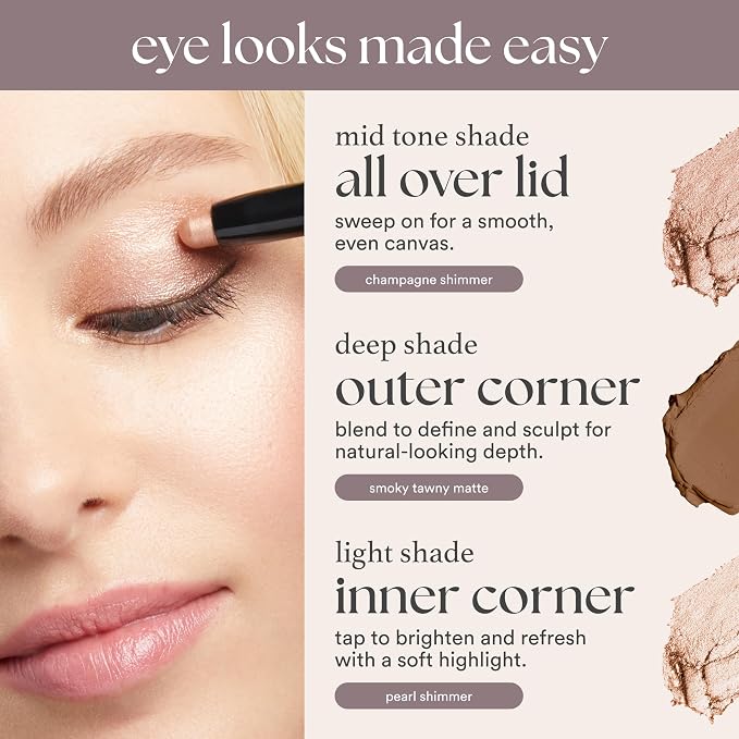 Julep Eyeshadow 101 Cream-to-Powder Waterproof Shadow Stick – Rose Shimmer – - Image 5