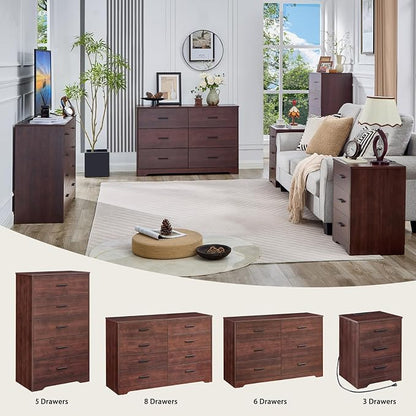 LIDYUK Dresser for Bedroom, Wood Dresser - Image 7